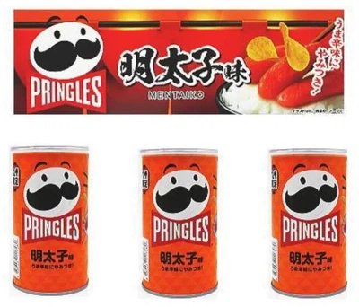 Пак чипсов Pringles Kyushu Limited Mentaiko Flavor 3х53г