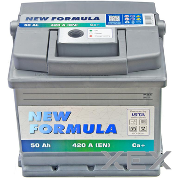 Аккумулятор автомобильный NEW FORMULA 50Ah (+/-) 420EN (5502202210)