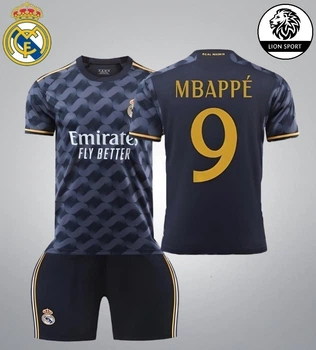 Футбольна форма Real Madrid Mbappe (Мбапе) 9, розмір 20 на зріст 120-125 см, чорна