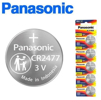 Батарейка литиевая 5 шт PANASONIC CR2477 3v 3В PC/CR2477