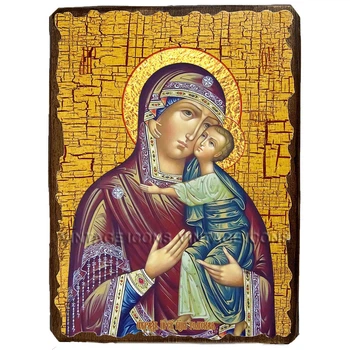 Толзька Ікона Пресвятої Богородиці, ікона на дереві 300х400 мм (3348-4)