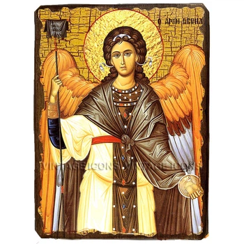 Икона Архангел Гавриил ,икона на дереве 130х170 мм (1814-1)