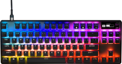 Клавіатура SteelSeries Apex Pro TKL 2023 RGB OmniPoint Adjustable Mechanical (64856) USB Black