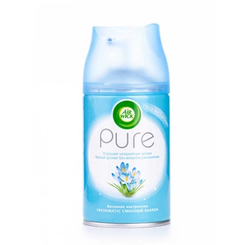 Сменный баллон к автоматическому освежителю Air Wick Pure Весеннее настроение 250 мл (220066)