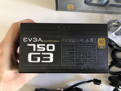 Блок живлення EVGA SuperNOVA 750 G3 (220-G3-0750) (0750AN181136) 750W Gold (6593705299) б/в