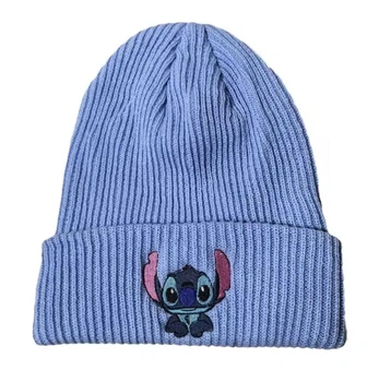 В'язана тепла шапка дитяча Disney Stitch, Стич. Синя