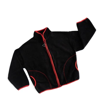 Толстовка фліска Комфорт Alwair Kids Чорний з червоним 122см 81012