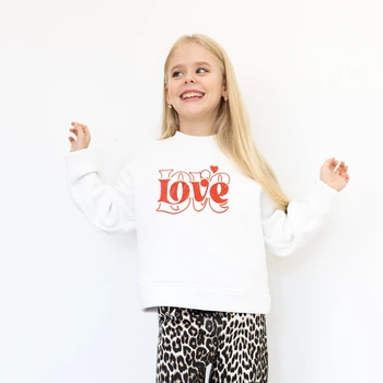Світшот Love Alwair Kids утеплений Білий 104см 81006