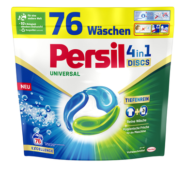 Диски для прання Persil 4 в 1 Універсал 76 шт (4015200032009)