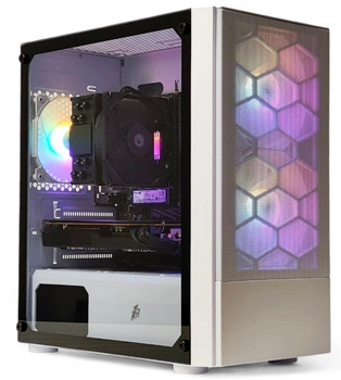 Компьютер 1stPlayer Ryzen 5 5500 / RX 5700 XT 8 ГБ / 32ГБ DDR4 / SSD 1TБ M.2 PCIe WH