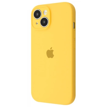 Чехол силиконовый с защитой камеры Wave Silicone Case Camera Protection для Apple iPhone 13 yellow