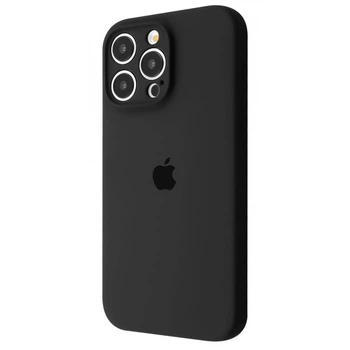 Чехол силиконовый с закрытой камерой WAVE Premium Silicone Case Camera Protection для Apple iPhone 14 Pro Max black
