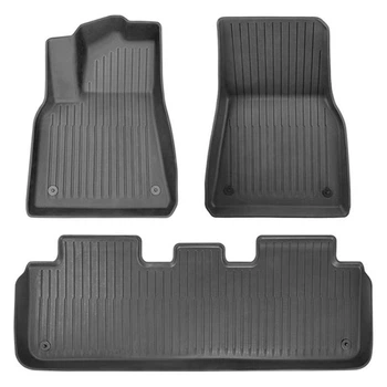 Комплект автоковриков в салон Baseus T-Space Series 3-Piece Floor Mat for Tesla Model Y