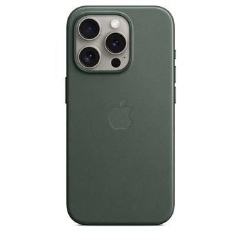 Чехол FineWoven Case with MagSafe для iPhone 15 Pro Max - Evergreen