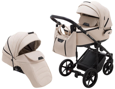 Коляска 2 в 1 Adamex Porto Light ECO SA-8 бежевый