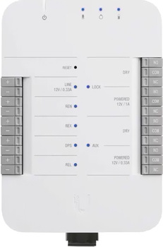 Kontroler dostępu Ubiquiti UniFi Access UA-Hub 4xGE PoE PoE++ DIN Rail (817882025720)