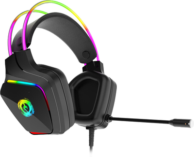 Навушники Canyon Darkless GH-9A Gaming 3.5 мм RGB Black (CND-SGHS9A)