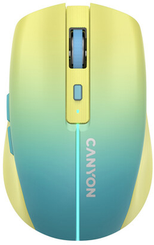 Mysz Canyon MW-44 LED Wireless/Bluetooth Yellow-Blue (CNS-CMSW44UA)