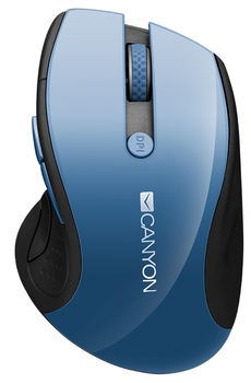 Миша Canyon MW-01 Wireless Black/Blue (CNS-CMSW01BL)