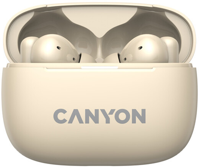 Навушники Canyon OnGo TWS-10 ANC ENC Beige (CNS-TWS10BG)