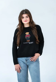 Свитер женский Ralph Lauren POLO Bear PLR-3101-1BL XL