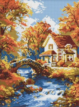 Алмазная мозаика Уют в природе ©art_selena_ua 30x40 AMO8080 Идейка