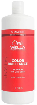 Szampon do włosów farbowanych i gęstych Wella Professionals Invigo Color Brilliance Shampoo Coarse Hair 1000 ml (4064666318349 / 4064666339290)