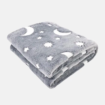 Плед-покривало Magic Blanket, що світиться в темряві Grey