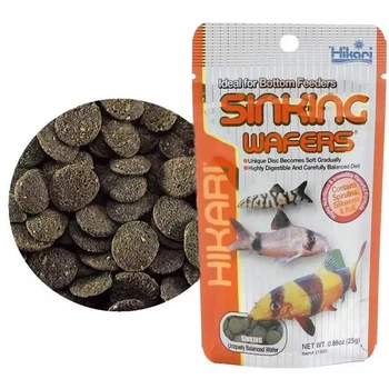 Корм Hikari Tropical Sinking Wafers 110г (диски) 5мм для сомиків довжиною 3-4 см Тонучий
