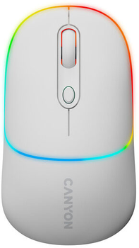 Мышь Canyon MW-22 Dual Band RGB Wireless Snow White (CNS-CMSW22SW)