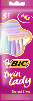 Набір бритв без змінних катриджів BIC Twin Lady 5 шт (3086127500934)
