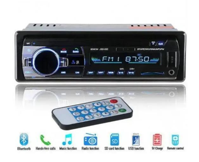 Автомагнітола JSD-520 якісний автозвук у машину Bluetooth USB FM радіо