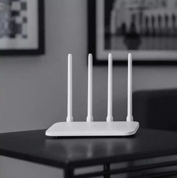 Бездротовий маршрутизатор Xiaomi Mi WiFi Router 4C Global, потужний роутер, білий, 2 порти