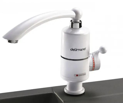 Проточный водонагреватель Delimano Water heater электрический бойлер кран с нижним подключением