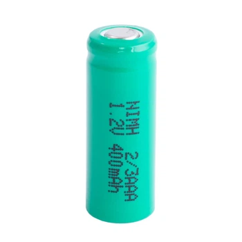 NiMH 400mAh, 1,2V, 2/3AAA LiPower, никель-металл-гидридный аккумулятор flat top