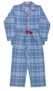 Піжама дитяча унісекс Cyberjammies Montana 3016 4-5 років/110 см Блакитний у клітинку (5051877531680)