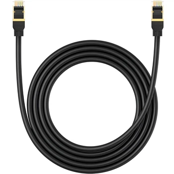 Сетевой кабель Baseus High Speed CAT8 40Gigabit Ethernet Cable (Round Cable) 2m (B0013320A111-03) Cluster Black
