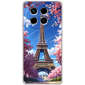 Силиконовый Чехол с Картинкой для Tecno Camon 30 Принт (Париж, Эйфелева Башня) (57618-ysm036)