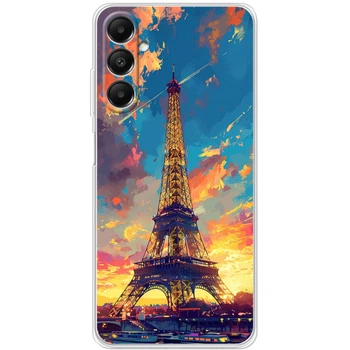 Силиконовый Чехол с Картинкой для Samsung Galaxy A05s (A057) Принт (Париж, Эйфелева Башня) (50403-ysm038)