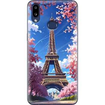 Силиконовый Чехол с Картинкой для Samsung Galaxy A10s (A107) Принт (Париж, Эйфелева Башня) (37944-ysm036)