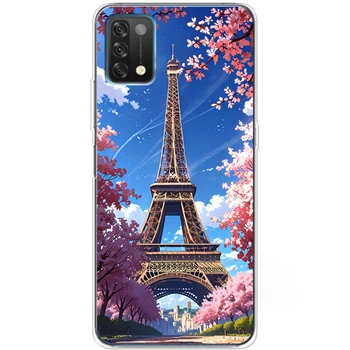 Силиконовый Чехол с Картинкой для Umidigi A11 Принт (Париж, Эйфелева Башня) (56084-ysm036)