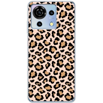 Силиконовый Чехол с Картинкой для ZTE Blade V50 Vita Принт (Леопардовый, leo) (51086-ysm033)