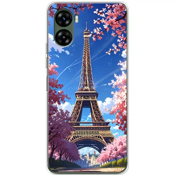 Силиконовый Чехол с Картинкой для Umidigi G3 Принт (Париж, Эйфелева Башня) (56093-ysm036)