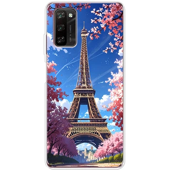 Силиконовый Чехол с Картинкой для Blackview A100 Принт (Париж, Эйфелева Башня) (45463-ysm036)
