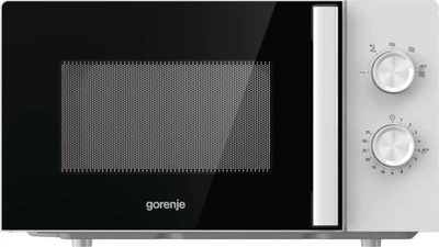 Мікрохвильова піч Gorenje MO20E1WH Білий 20 л 800W механічне управління (MO20E1WH)