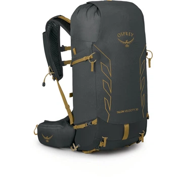 Рюкзак Osprey Talon Velocity 30 dark charcoal/tumbleweed yellow L/XL сірий