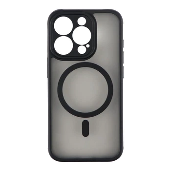 Чехол TPU+PC Anti Drop with MagSafe для iPhone 15 Pro black