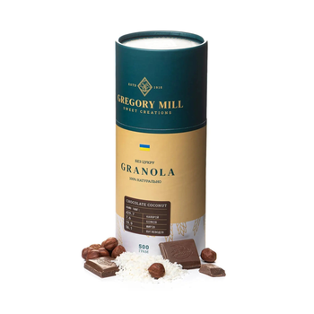 Гранола Шоколад Кокос Gregory Mill Chocolate Coconut, 500 г GM-03-02