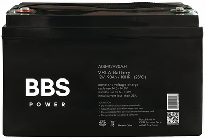 Акумулятор BBS Power AGM12V90AH AGM VRLA 12 V 90 Ah