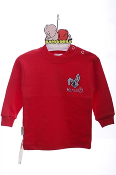 Водолазка Заяц хлопок Mancar kids красная 68 см (41858)